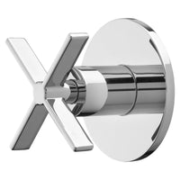 [D35105434.100] Percy® 3/2 or 4/3 Diverter Valve Trim Only with Cross Handle - Polished Chrome