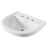 [D20150008.415] St. George® Console Sink, 3-Hole - Biscuit