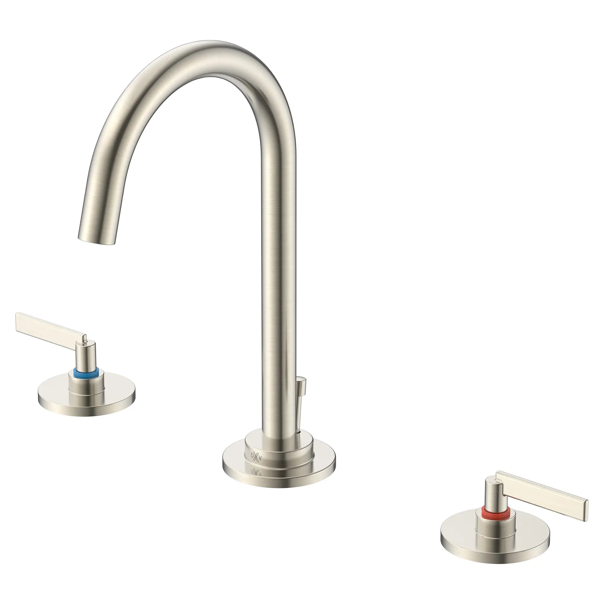 Percy® 2-Handle Widespread Bathroom Faucet with Indicator Markings and Lever Handles // BRUSHED NICKEL // 151819_D35105800RB.144_1_0_CDNwebp.webp