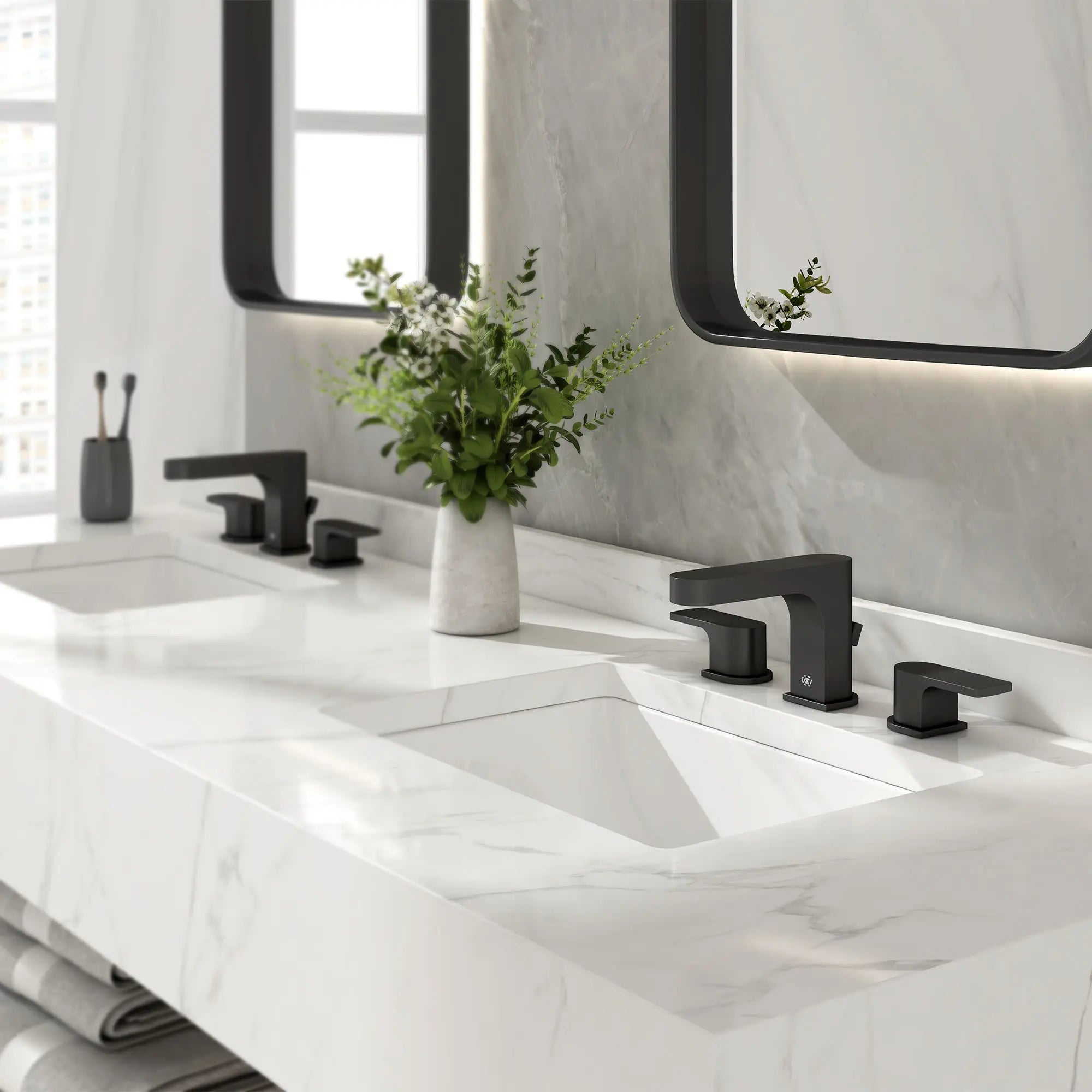 Equility® 2-Handle Widespread Bathroom Faucet with Lever Handles // MATTE BLACK // 152718_B-D35109800.243_0_CDNwebp.webp