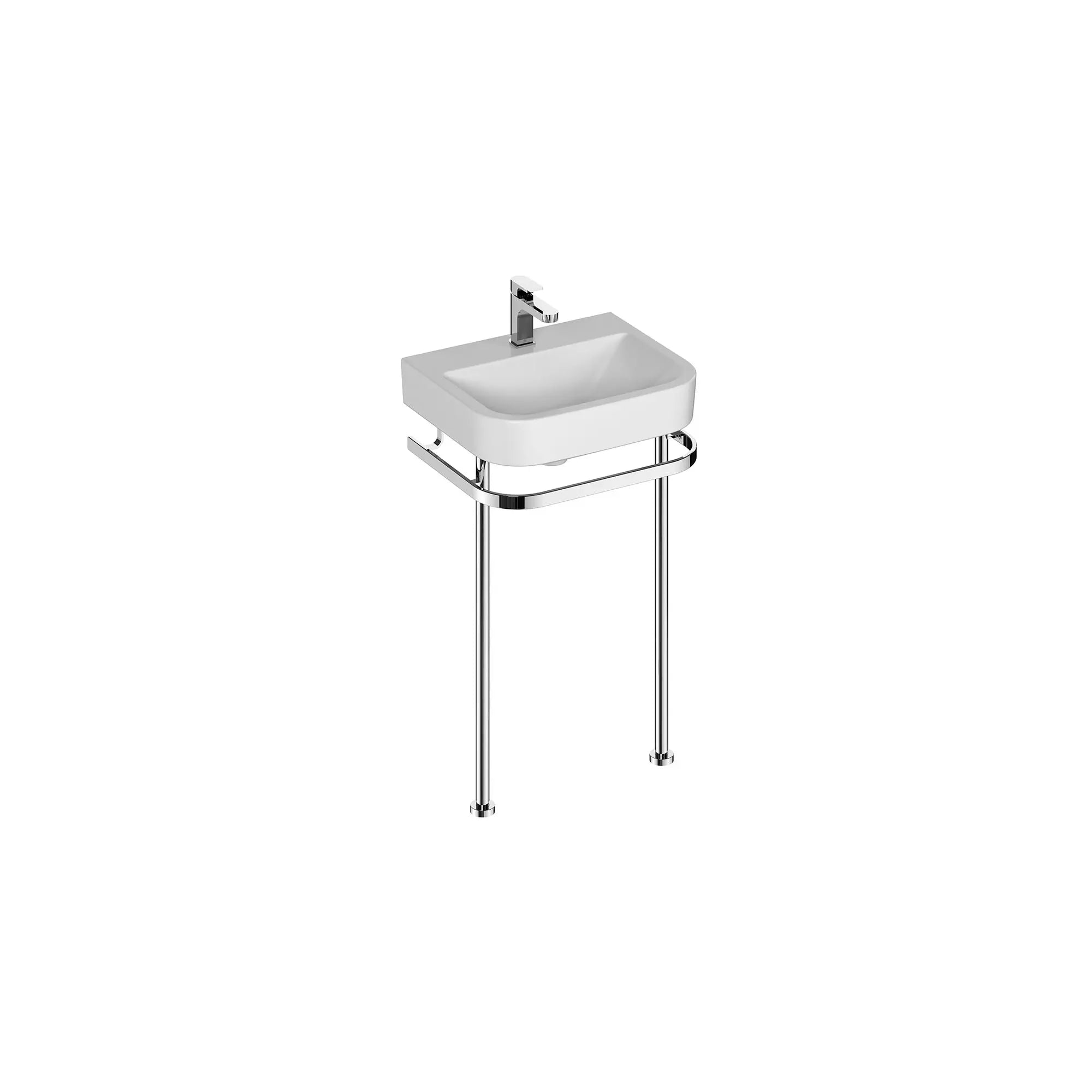 Equility® Single Handle Bathroom Faucet with Lever Handle and Grid Drain // POLISHED CHROME // 155361_DXVEquility_SiloRight_D21070022.100_D20075001.415_D35109152.100_0001_Jan2023_0_CDNwebp.webp