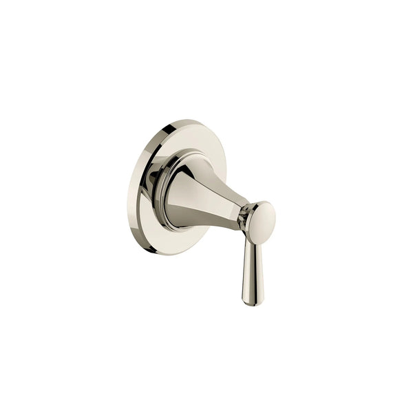 [D35160430.150] Fitzgerald 3/2 or 4/3 Diverter Valve Trim Only with Lever Handle - Platinum Nickel