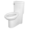 [D22015F101.415] Cossu® One-Piece Chair Height Elongated Toilet with Seat - Canvas White
