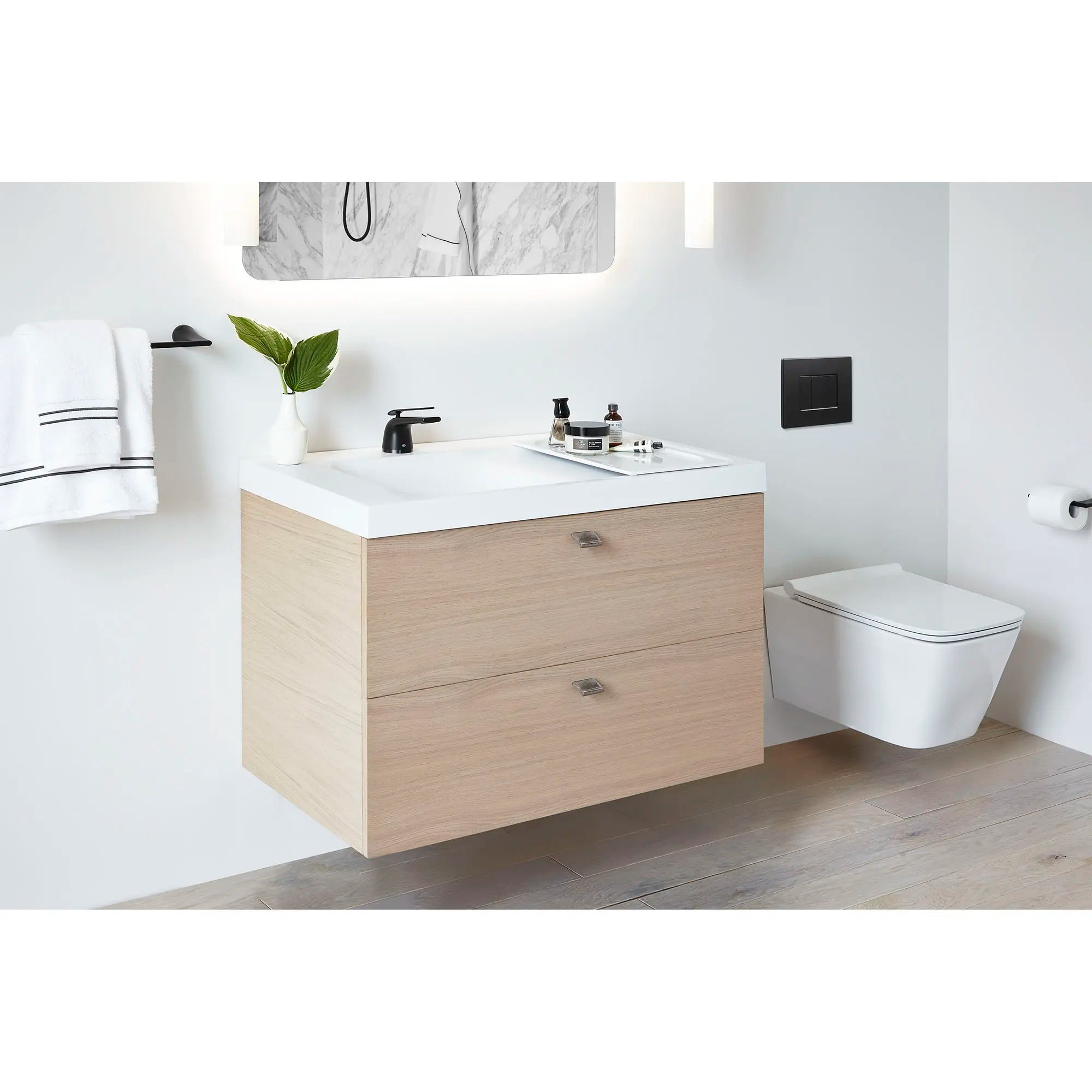 DXV® Modulus Wall-Hung Elongated Toilet Bowl with Seat // CANVAS WHITE // 159589_B-D35120102243_D23040A000415_D19075036LH414_0_CDNwebp.webp