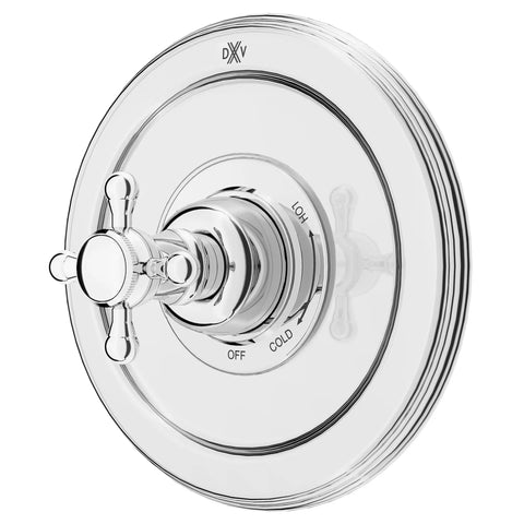 Ashbee Single Handle Pressure Balance Valve Trim Only with Cross Handle