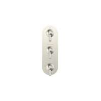 [D35160537.144] Fitzgerald 3-Handle Thermostatic Valve Trim Only with Lever Handles - Polished Chrome