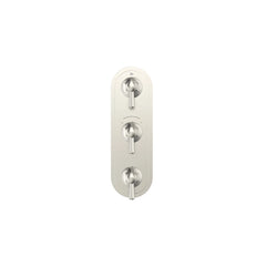 [D35160537.144] Fitzgerald 3-Handle Thermostatic Valve Trim Only with Lever Handles - Polished Chrome