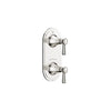 [D35160527.150] Fitzgerald 2-Handle Thermostatic Valve Trim Only with Lever Handles - Polished Chrome