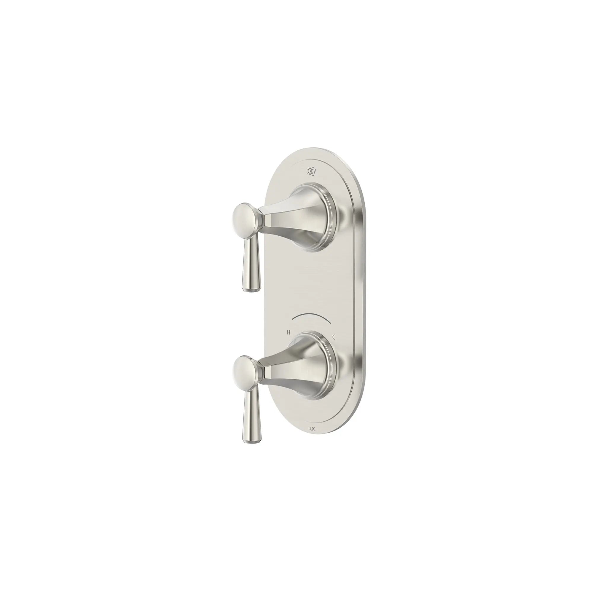 Fitzgerald 2-Handle Thermostatic Valve Trim Only with Lever Handles // BRUSHED NICKEL // 159665_Fitzgerald_SiloLeft_D35160527.144_0001_Apr2023_0_CDNwebp.webp