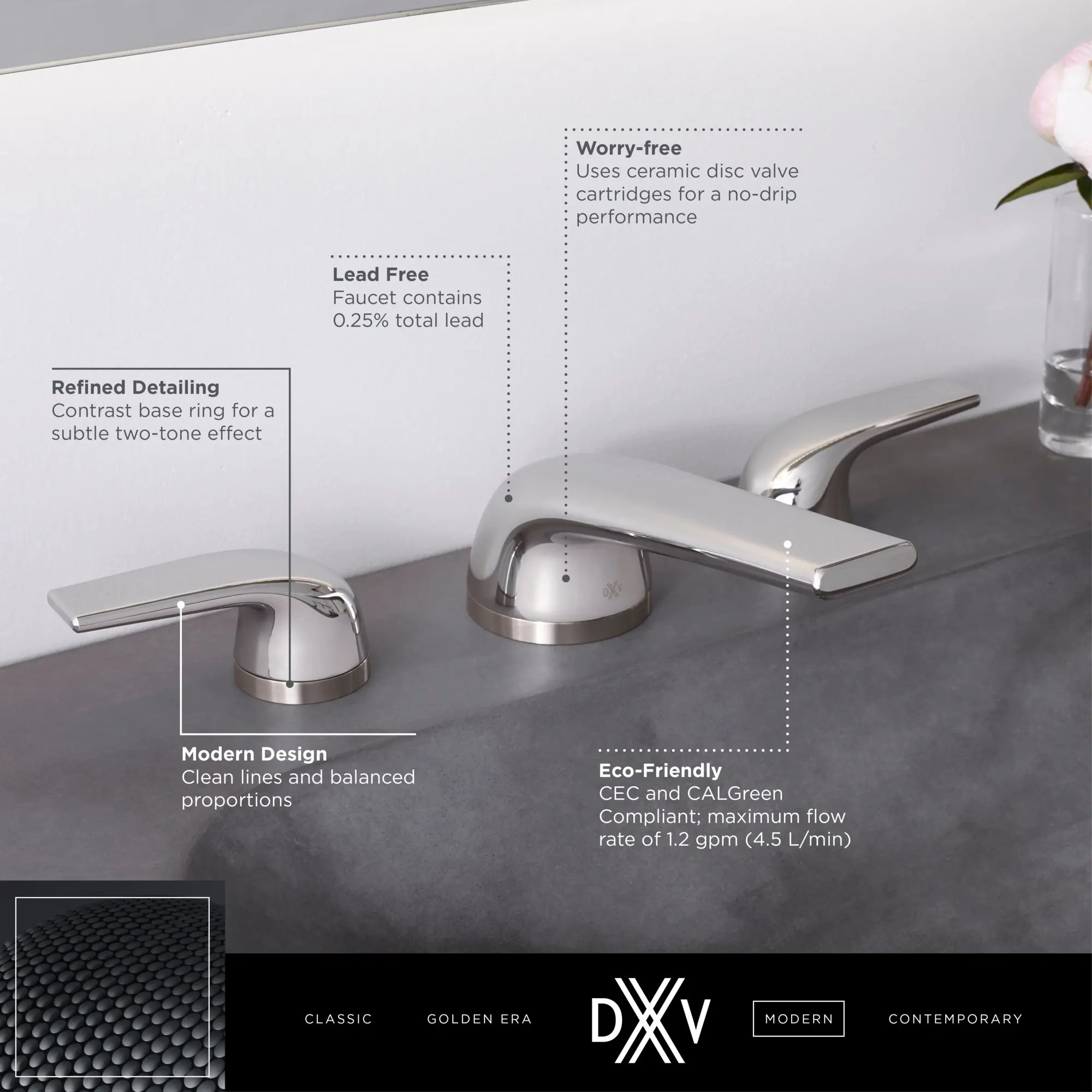 DXV® Modulus 2-Handle Widespread Bathroom Faucet with Lever Handles // MATTE BLACK // 159688_DXV_Modulus_Widespread_Faucets_D35120802_1_0_CDNwebp.webp