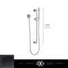 [D35120780.243] DXV® Modulus Personal Hand Shower Set with Adjustable 24 in. Slide Bar - Matte Black