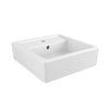 [D20025001.415] Cossu 16 in. Pedestal Sink, Center hole - Canvas White
