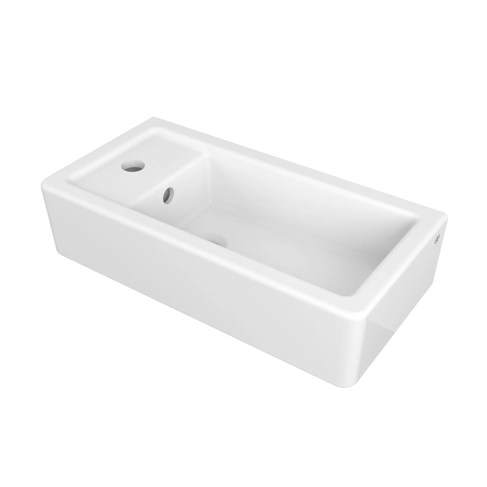 Cossu® 20 in. Sink, 1-Hole with Left-Hand Drain // CANVAS WHITE // 159747_D20125100415_1_0_CDNwebp.webp