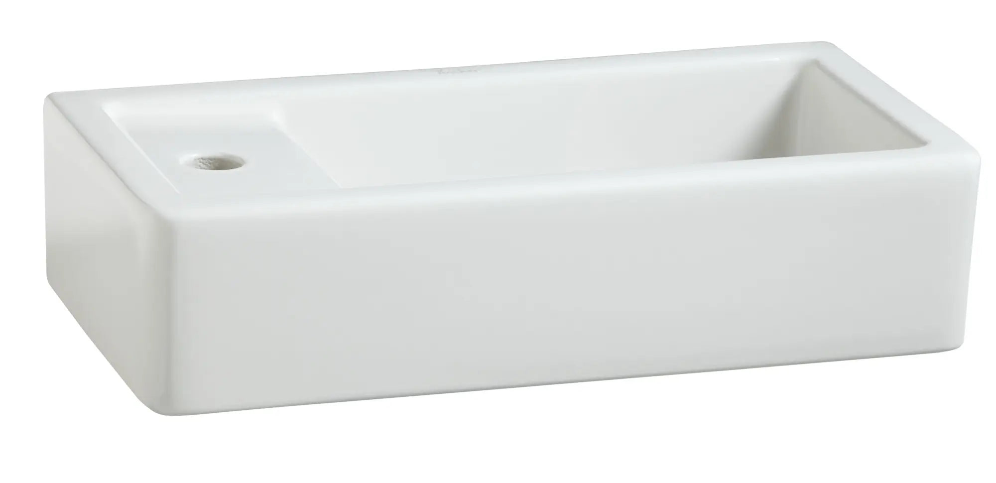 Cossu® 20 in. Sink, 1-Hole with Left-Hand Drain // CANVAS WHITE // 159753_D20125100415-2_0_CDNwebp.webp