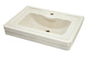 [D20015001.071] Fitzgerald 28 in. Sink Top, 1-Hole - Biscuit