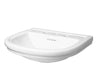 [D20005008.415] St. George® 24 in. Sink Top, 3-Hole - Canvas White