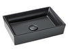 [D20080022.059] POP® Rectangular Vessel Sink - Matte Black 