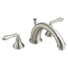 [D3510190C.144] Ashbee 2-Handle Deck Mount Bathtub Faucet with Hand Shower and Lever Handles - Polished Chrome