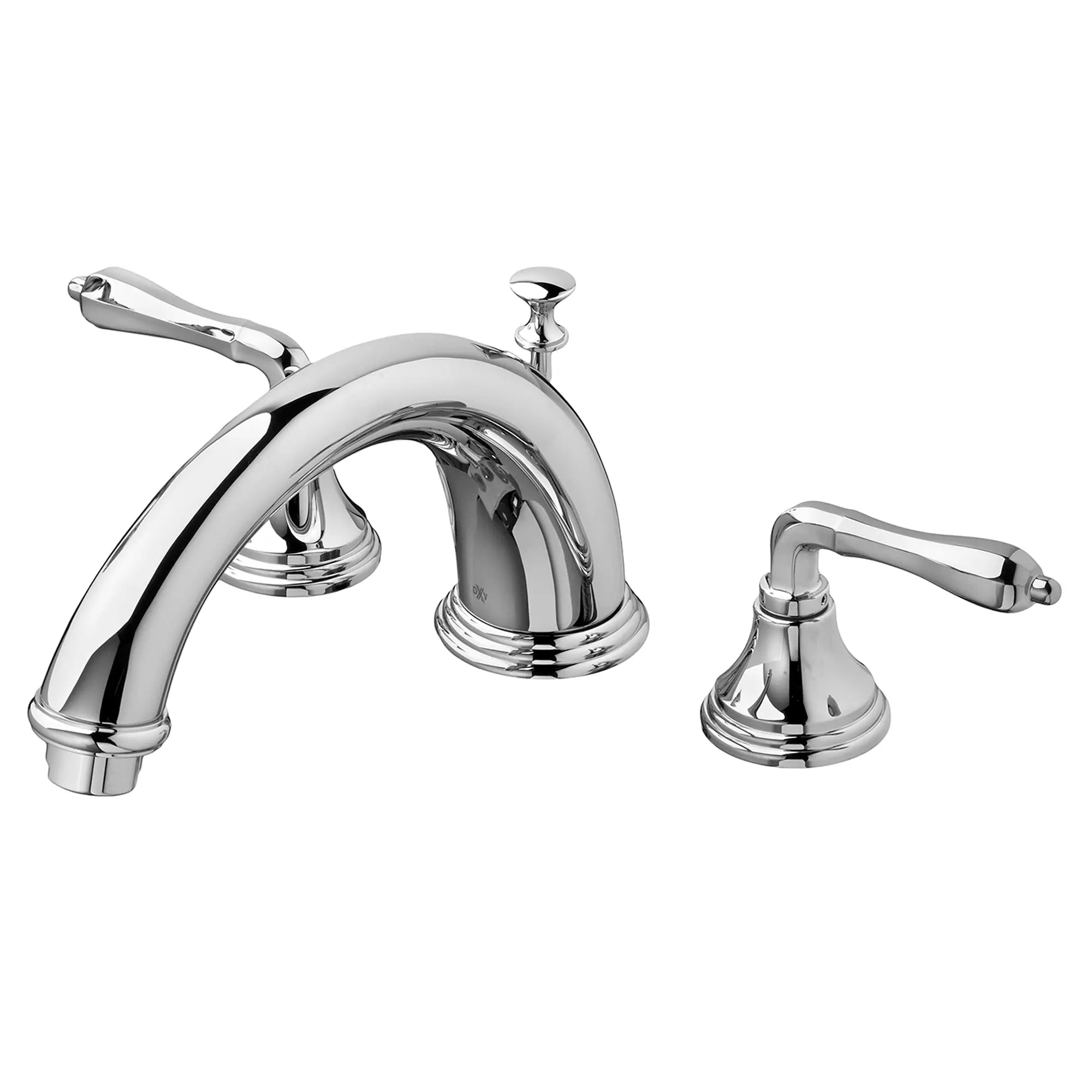 Ashbee 2-Handle Deck Mount Bathtub Faucet with Hand Shower and Lever Handles // POLISHED CHROME // 160061_D3510190C100_1_0_CDNwebp.webp