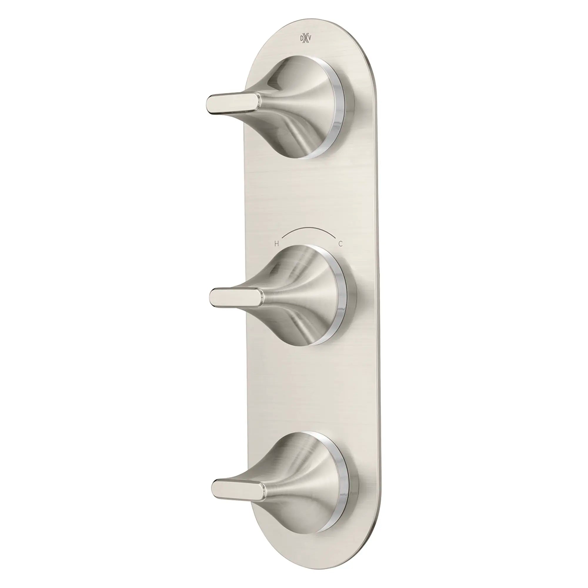 DXV® Modulus 3-Handle Thermostatic Valve Trim Only // BRUSHED NICKEL // 160102_D35120537144_3_0_CDNwebp.webp
