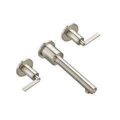 [D3510545C.144] Percy 2-Handle Wall Mounted Bathroom Faucet with Lever Handles - Polished Chrome