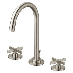 [D3510584C.144] Percy® 2-Handle Widespread Bathroom Faucet with Cross Handles - Polished Chrome