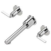 [D35105450.100] Percy Wall Mount Vessel Faucet with Lever Handles Trim Only - Polished Chrome