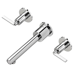 [D35105450.100] Percy Wall Mount Vessel Faucet with Lever Handles Trim Only - Polished Chrome