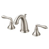 [D35101800.144] Widespread Lavatory Faucet with Lever Handles - Brushed Nickel