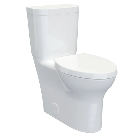 Equility® Two-Piece Chair Height Right-Hand Trip Lever Elongated Toilet with Seat