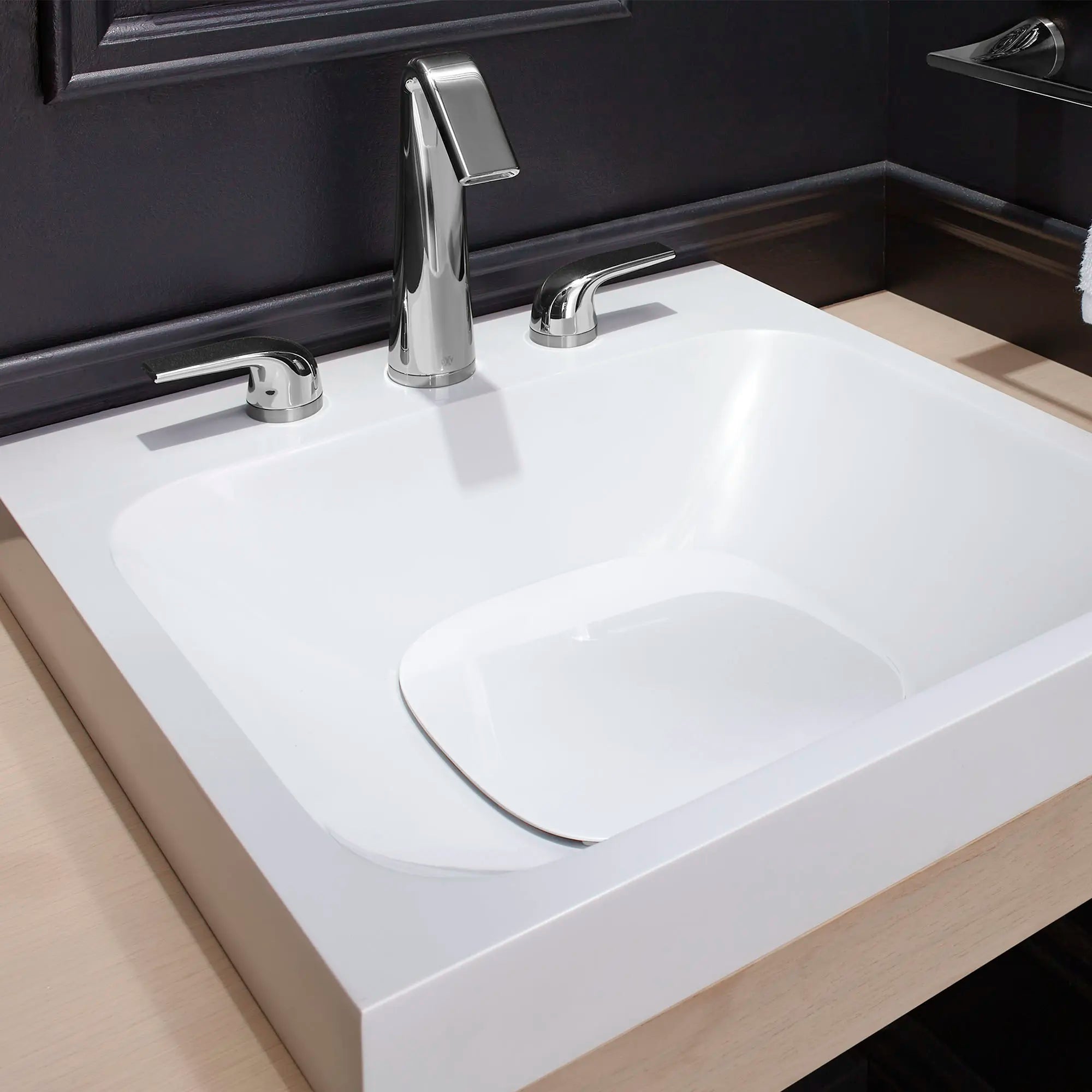 DXV® Modulus 2-Handle High Spout Widespread Bathroom Faucet with Lever Handles // POLISHED CHROME // 160290_B-D35120822.100__0_CDNwebp.webp