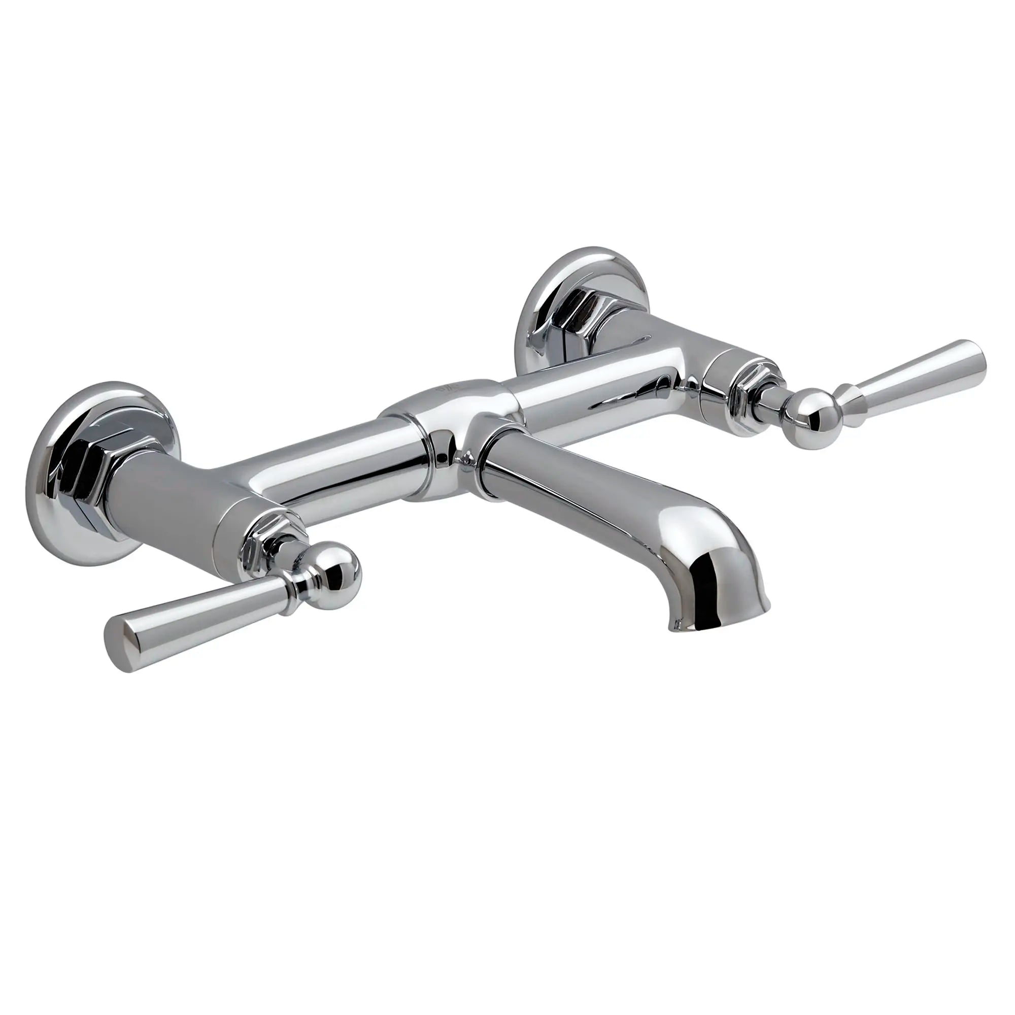 Oak Hill® 2-Handle Wall Mount Bathroom Faucet with Lever Handles // POLISHED CHROME // 160293_D35155450100_0_CDNwebp.webp