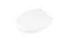 [5020B15G.415] Traditional Round Front Closed Front Toilet Seat - Biscuit