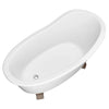 [D12025014.239] Oak Hill® 66 in. x 36 in. Freestanding Bathtub with Feet - Weathered Oak