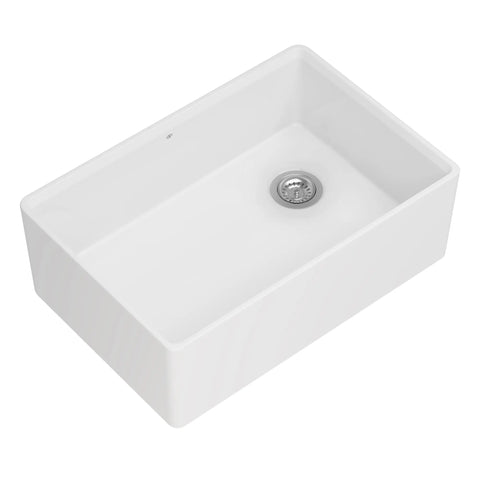 Etre® 30 in. Apron Kitchen Sink with Offset Drain