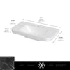 [D20076008.415] Equility® 33 in. Sink, 3-Hole - Canvas White