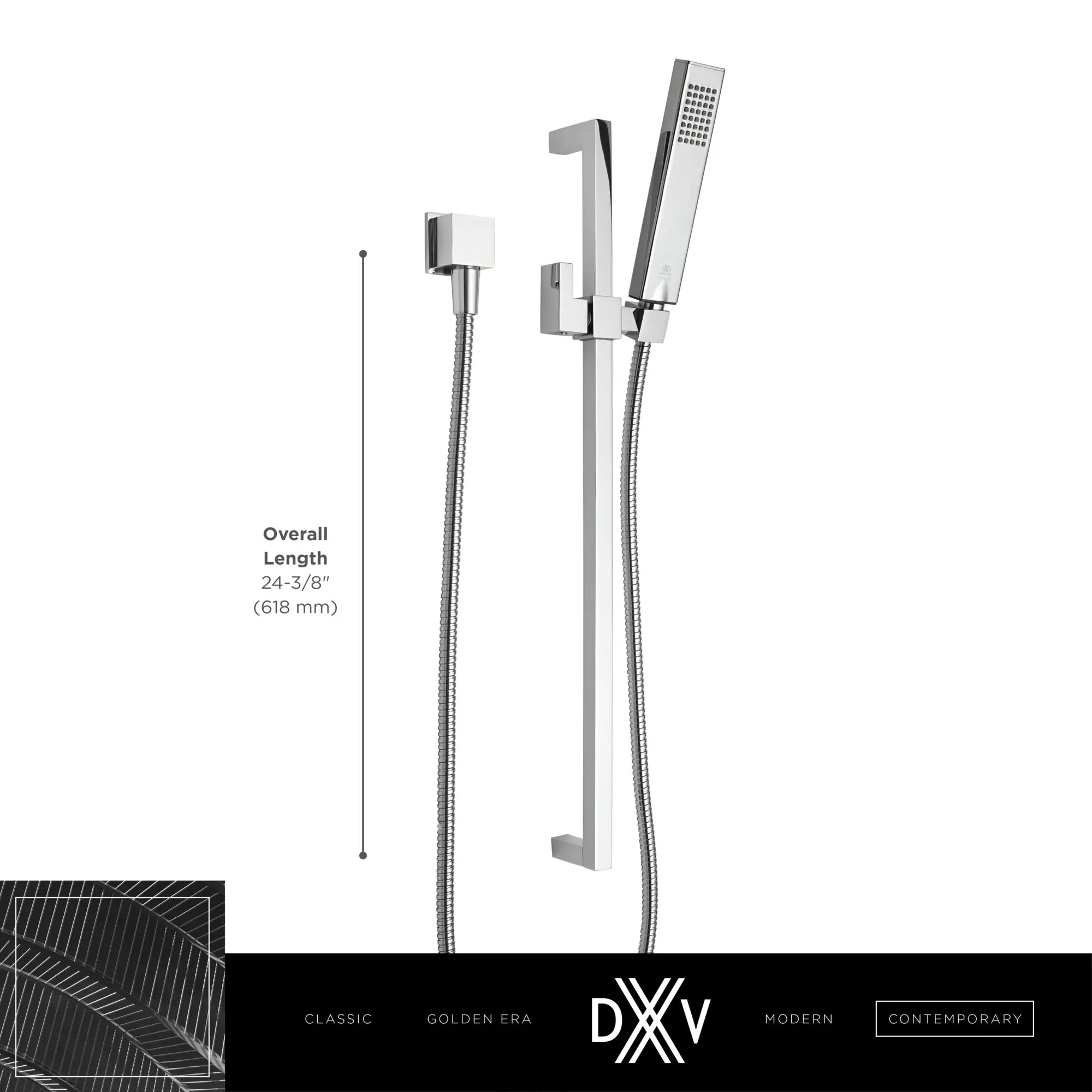 Contemporary Square Personal Hand Shower Set with Adjustable 24 in. Slide Bar // POLISHED CHROME // 186075_Equility_Infographic_D3570043C_0002_SEPT2023_0_CDNwebp.webp