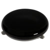 [7381350-201.1780A] Round Ceramic drain cap, no logo - Black