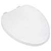 [5359A15G.415] Elongated Closed Front Toilet Seat - Canvas White