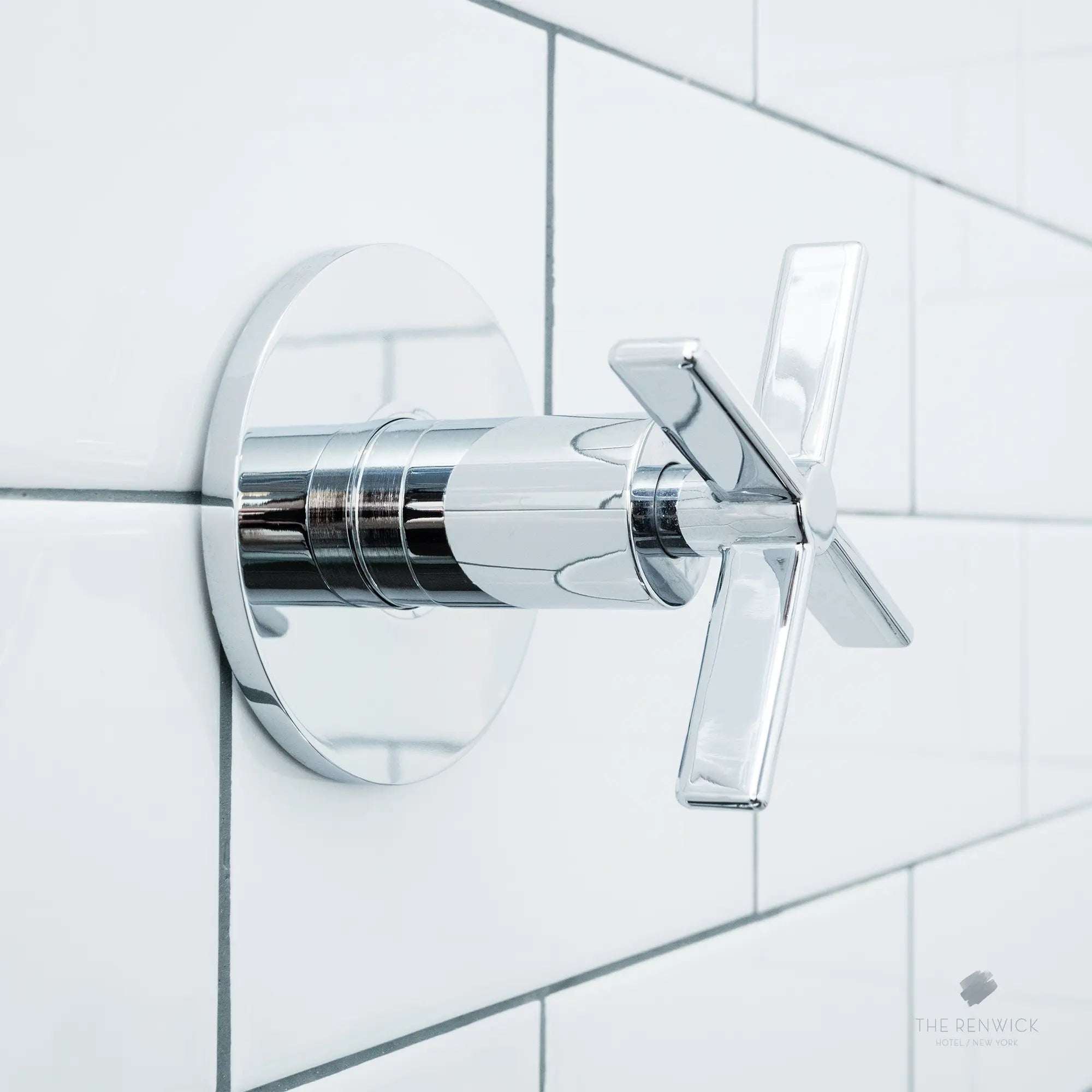 Percy® 3/2 or 4/3 Diverter Valve Trim Only with Cross Handle // POLISHED CHROME // 39844_D35105434100_0_CDNwebp.webp