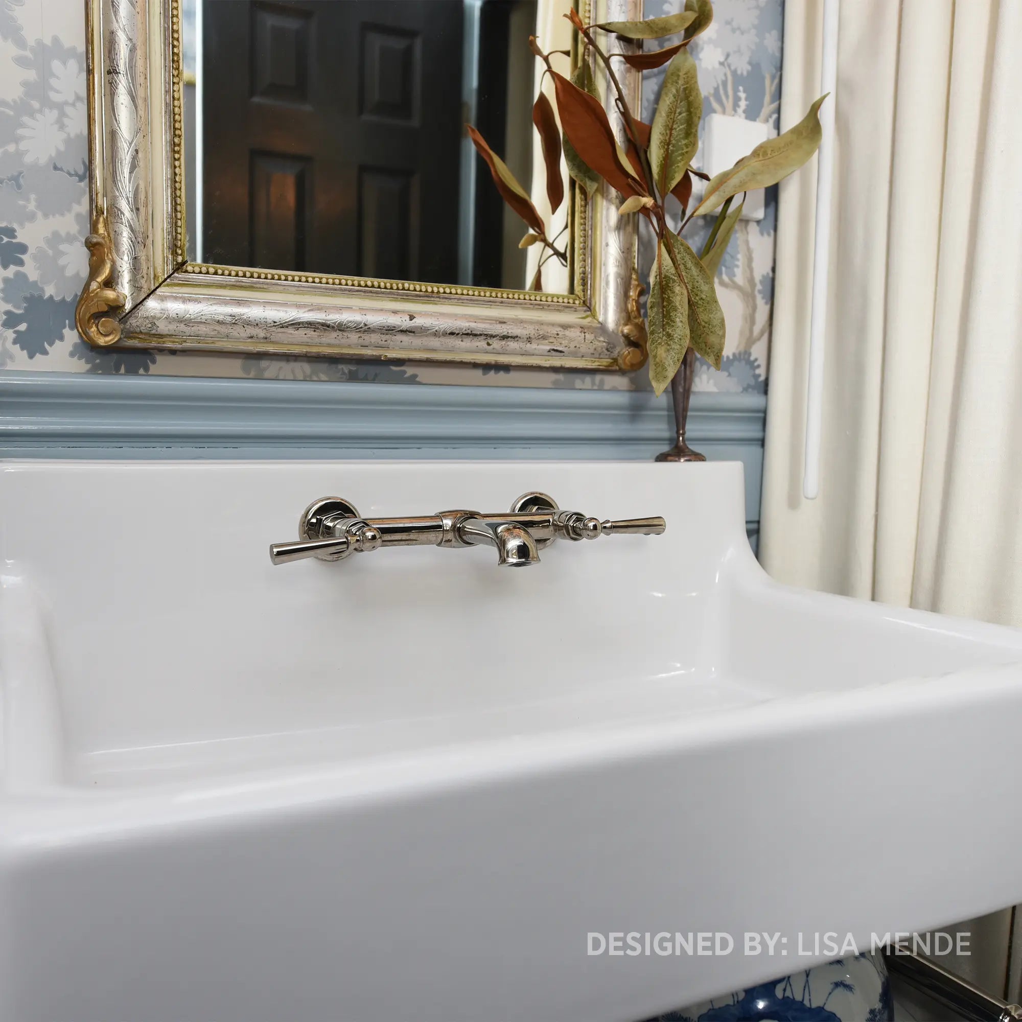 Oak Hill® 2-Handle Wall Mount Bathroom Faucet with Lever Handles // POLISHED CHROME // 39872_D3515545C100_0_CDNwebp.webp