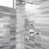 [D35700210.100] Contemporary Single Function 10 in. Round Showerhead - Platinum Nickel