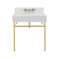 [D21411030.427] Oak Hill® 30 in. Console Legs - Polished Chrome