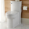 [D22005C101.415] Wyatt® One-Piece Chair Height Left-Hand Trip Lever Elongated Toilet with Seat - Canvas White