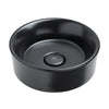 [D20090015.059] POP® Round Vessel Sink - Matte Black 