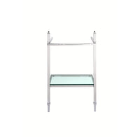 Wyatt® 21 in. Console Legs with Glass Shelf // CHROME // 41338_D21460024002_CDNwebp.webp