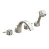 [D3510090C.144] Rem 2-Handle Deck Mount Bathtub Faucet with Hand Shower - Polished Chrome