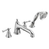 [D3510290C.100] Randall 2-Handle Deck Mount Bathtub Faucet with Hand Shower and Lever Handles - Polished Chrome