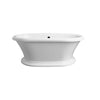 [D62745004.415] St. George® 66 in. x 36 in. Freestanding Bathtub - Biscuit