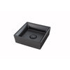 [D20085015.059] POP® Square Vessel Sink - Matte Black 
